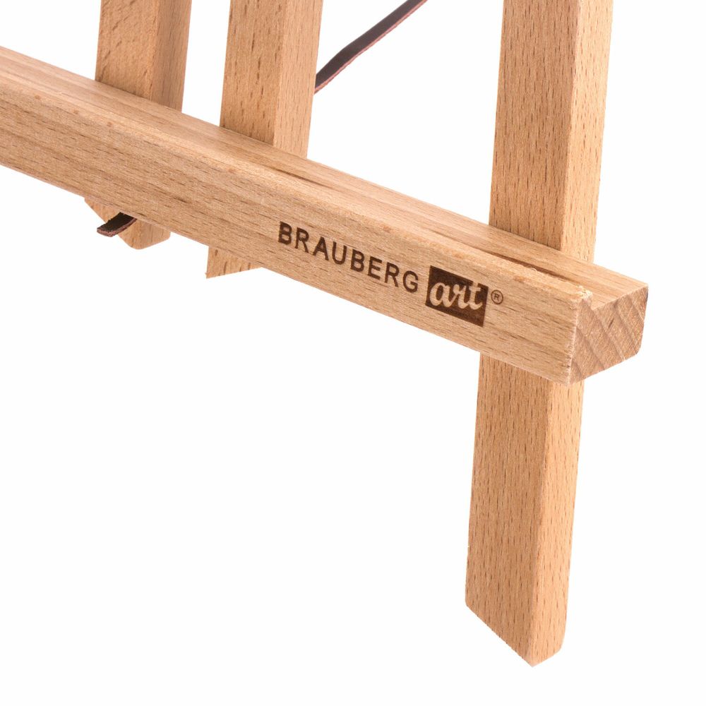 Мольберт настольный из бука 21х26х36 см, высота холста до 40 см, лакированный, BRAUBERG ART CLASSIC