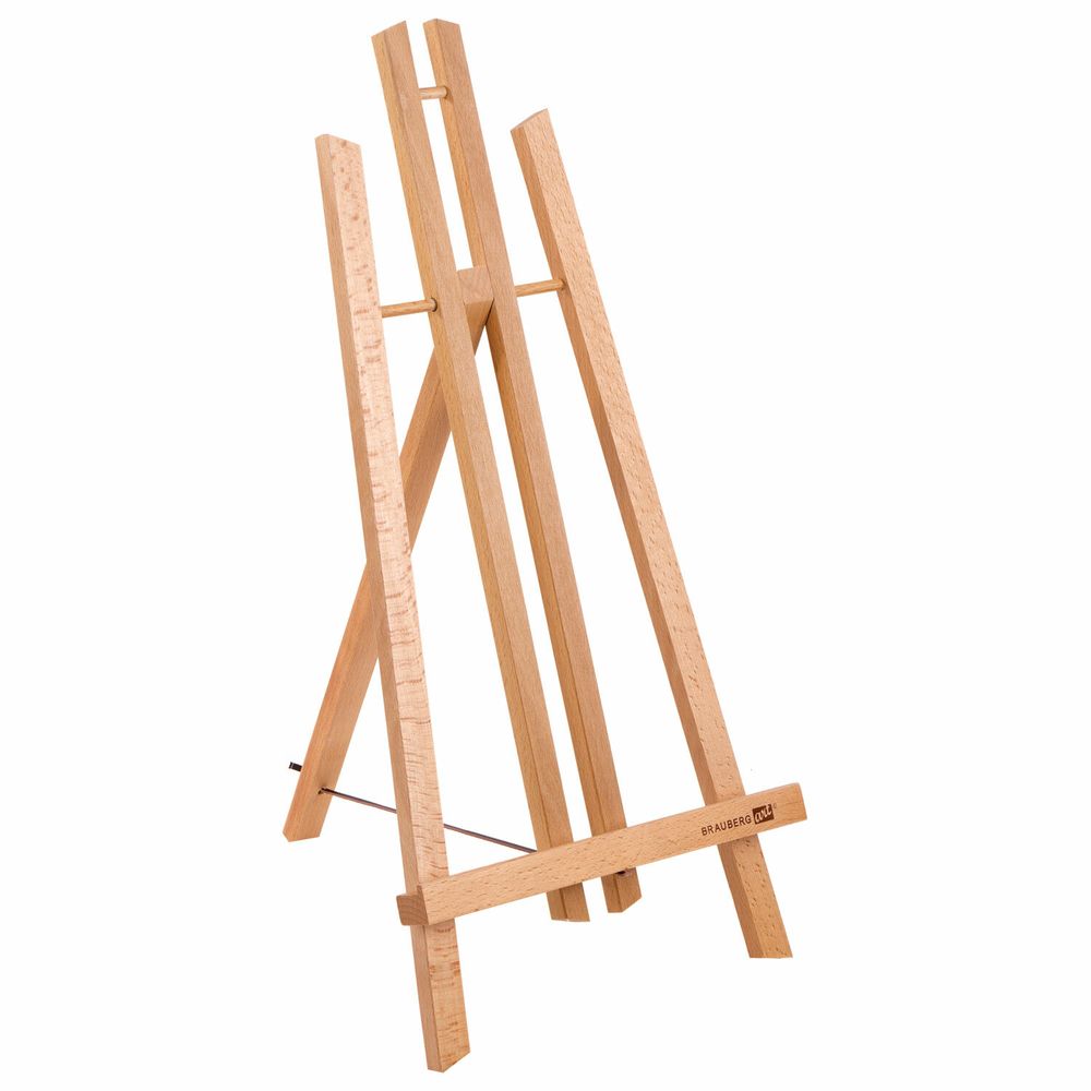 Мольберт настольный из бука 24х30х46 см, высота холста до 50 см, лакированный, BRAUBERG ART CLASSIC