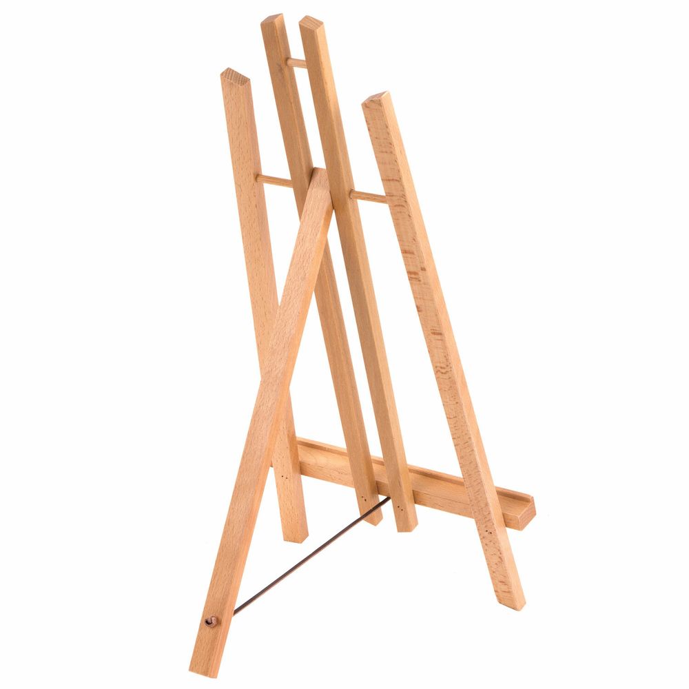 Мольберт настольный из бука 24х30х46 см, высота холста до 50 см, лакированный, BRAUBERG ART CLASSIC