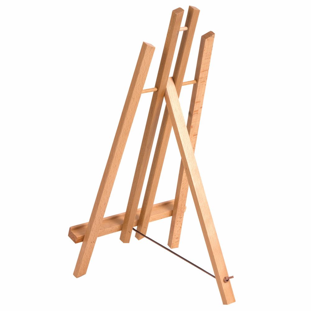 Мольберт настольный из бука 24х30х46 см, высота холста до 50 см, лакированный, BRAUBERG ART CLASSIC