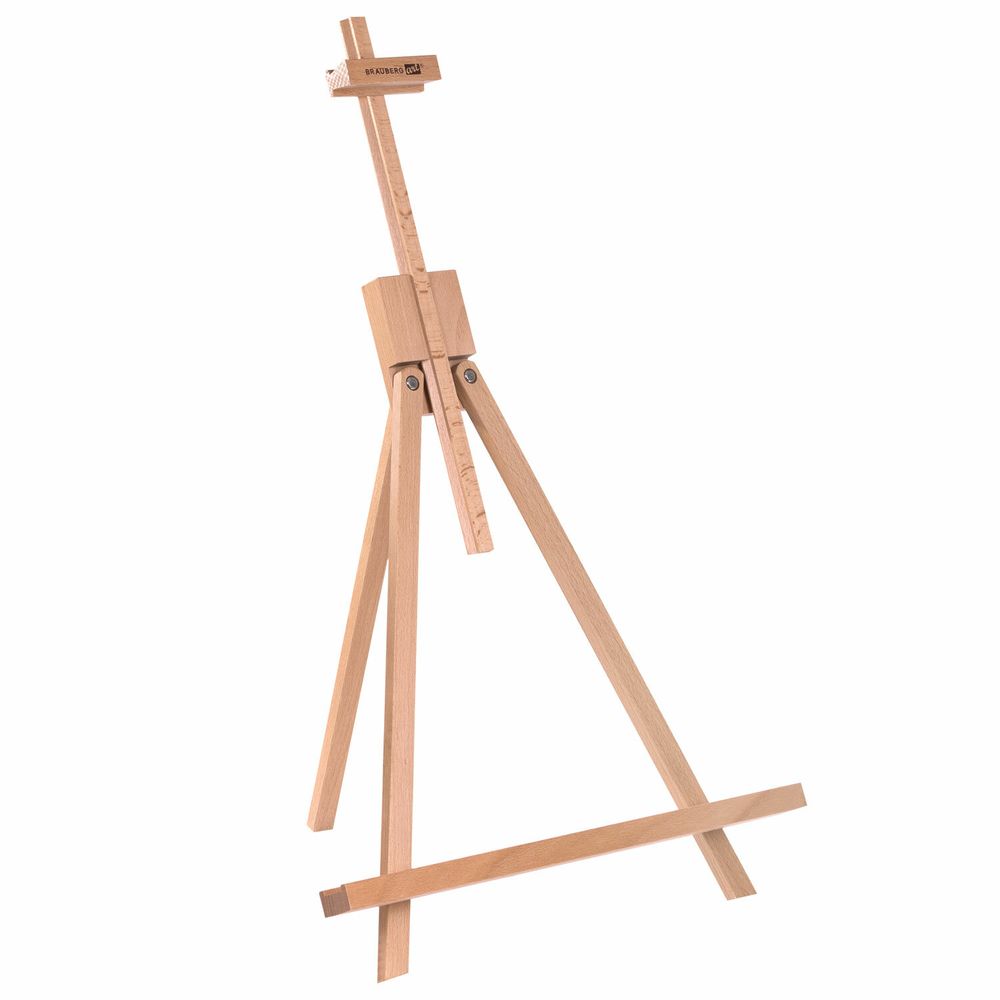 Мольберт настольный из бука 40х32х76 см, высота холста до 68 см, лакированный, BRAUBERG ART CLASSIC
