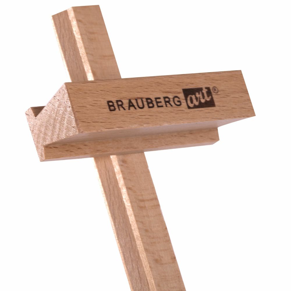 Мольберт настольный из бука 40х32х76 см, высота холста до 68 см, лакированный, BRAUBERG ART CLASSIC