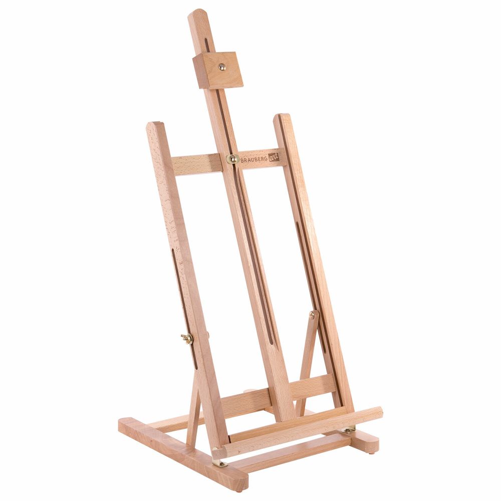Мольберт настольный из бука, 27,5х97х32 см, высота холста 56 см, BRAUBERG ART CLASSIC