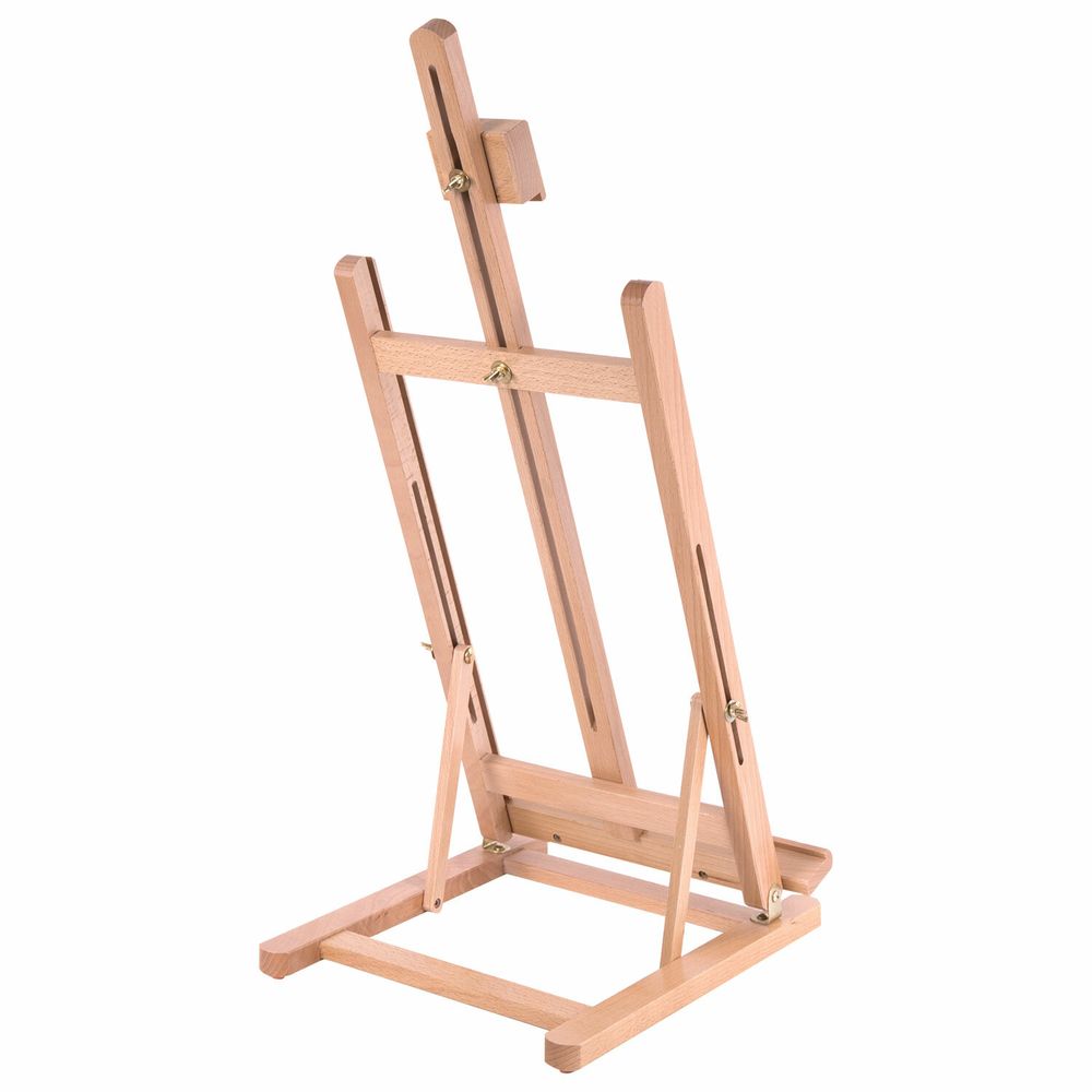 Мольберт настольный из бука, 27,5х97х32 см, высота холста 56 см, BRAUBERG ART CLASSIC