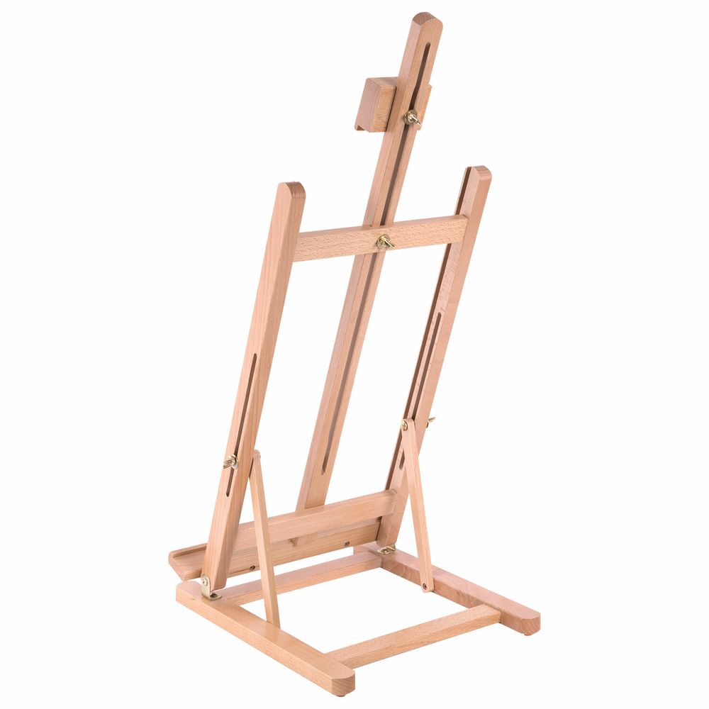 Мольберт настольный из бука, 27,5х97х32 см, высота холста 56 см, BRAUBERG ART CLASSIC