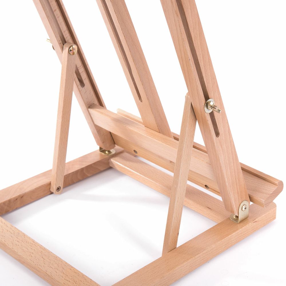 Мольберт настольный из бука, 27,5х97х32 см, высота холста 56 см, BRAUBERG ART CLASSIC