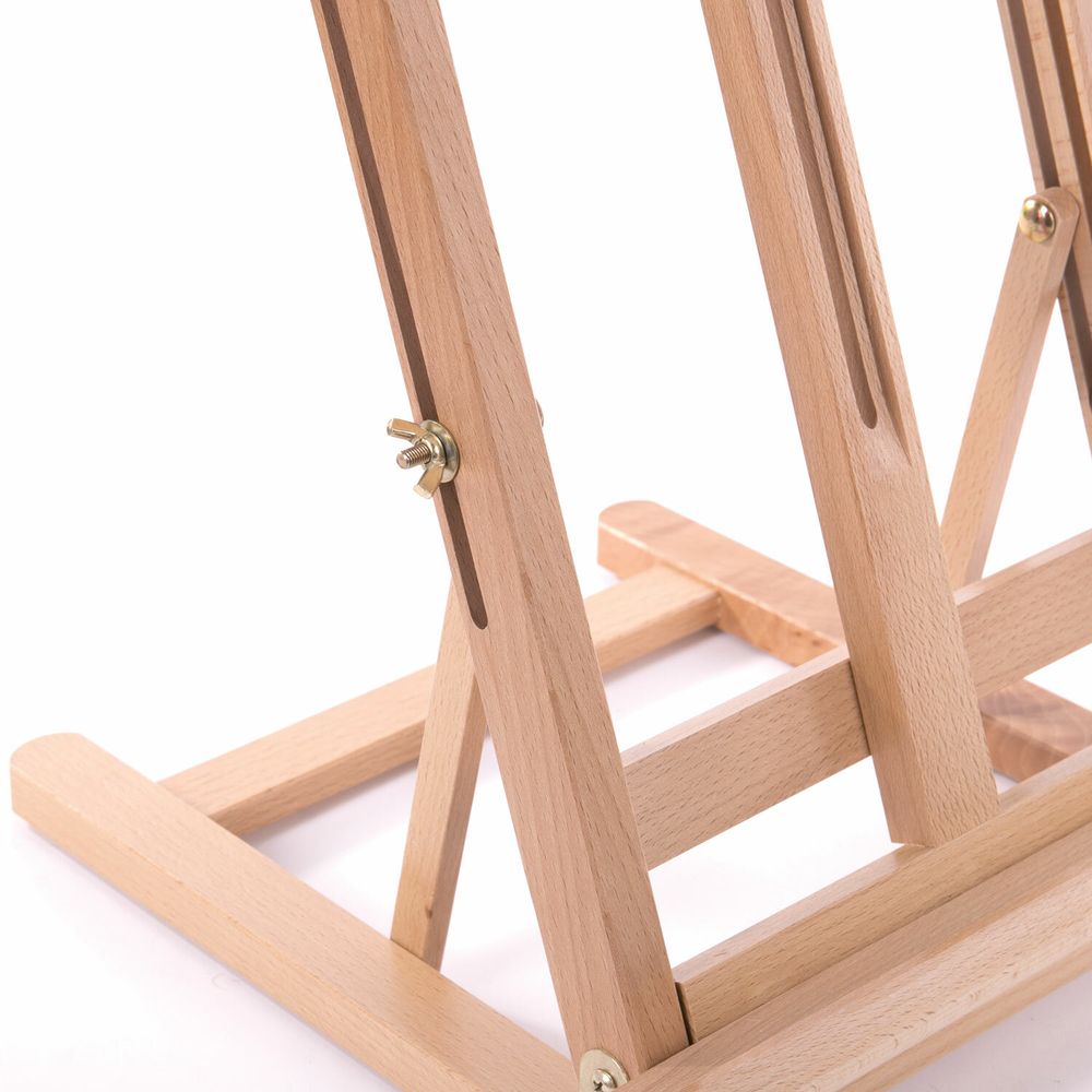 Мольберт настольный из бука, 27,5х97х32 см, высота холста 56 см, BRAUBERG ART CLASSIC