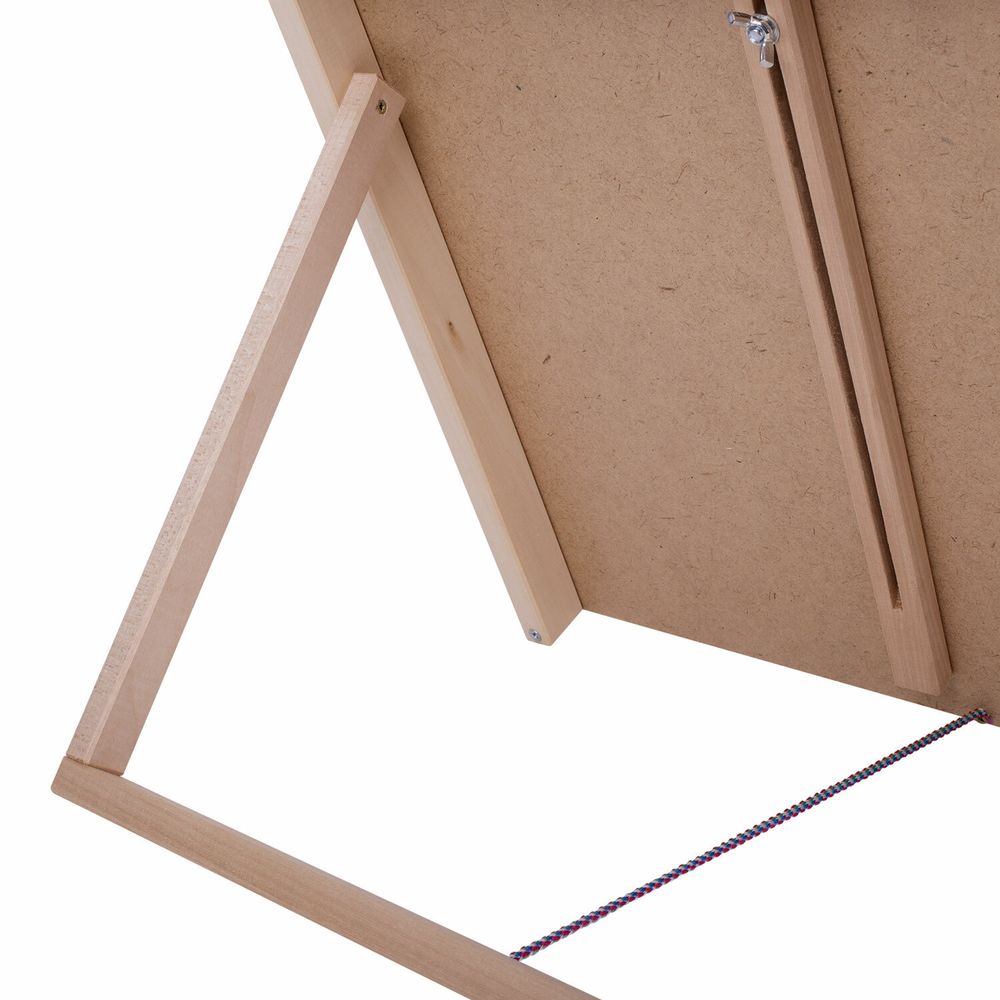 Мольберт настольный из липы, регулируемый верхний держатель, 68х45х38 см, BRAUBERG ART DEBUT