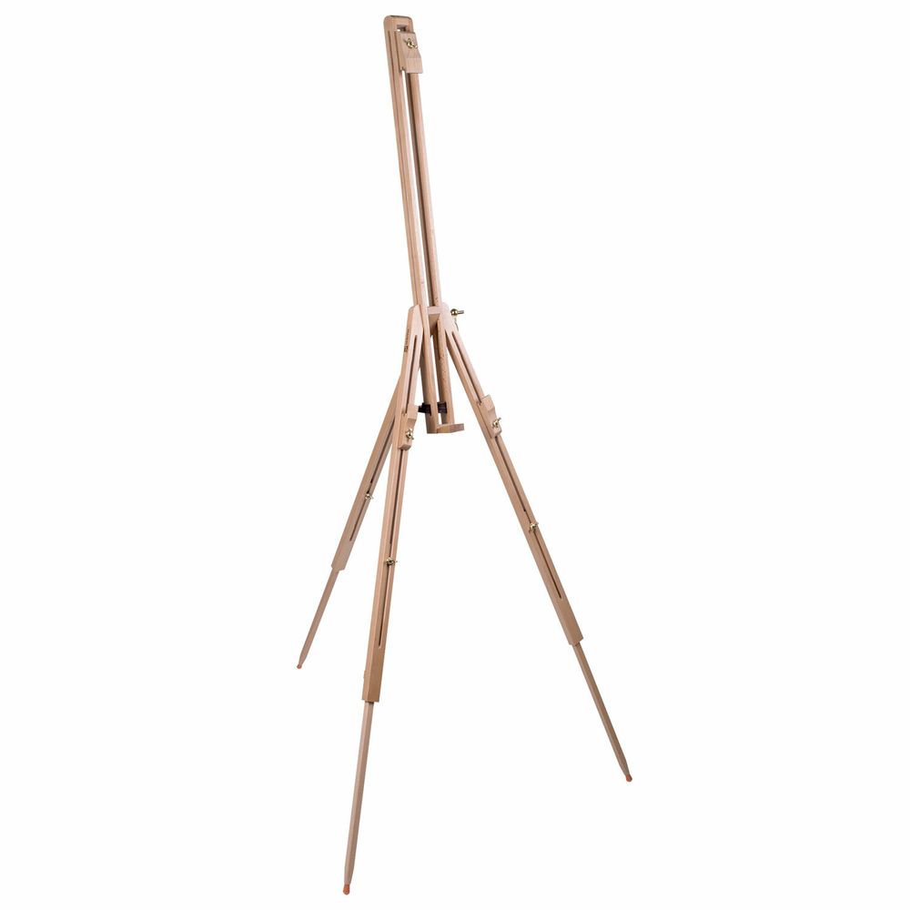 Мольберт полевой - тренога из сосны, высота 86-181 см, высота холста 104 см, BRAUBERG ART