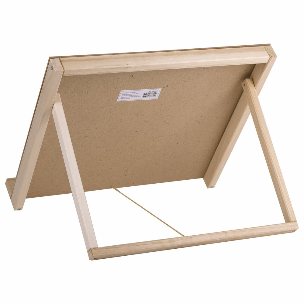 Мольберт-планшет настольный из липы А3, 38х45х36 см, BRAUBERG ART DEBUT