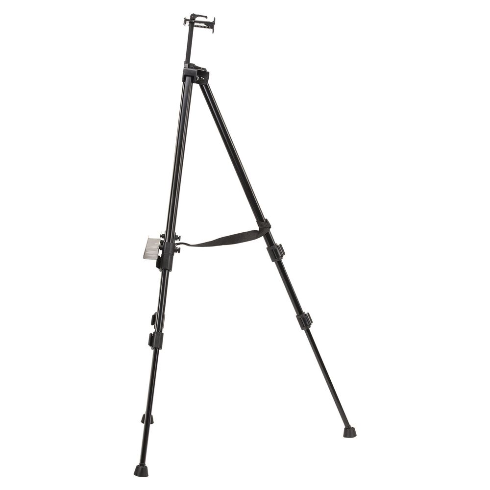 Мольберт-тренога металлический переносной, телескопический, 117х164х94 см, чехол, BRAUBERG ART