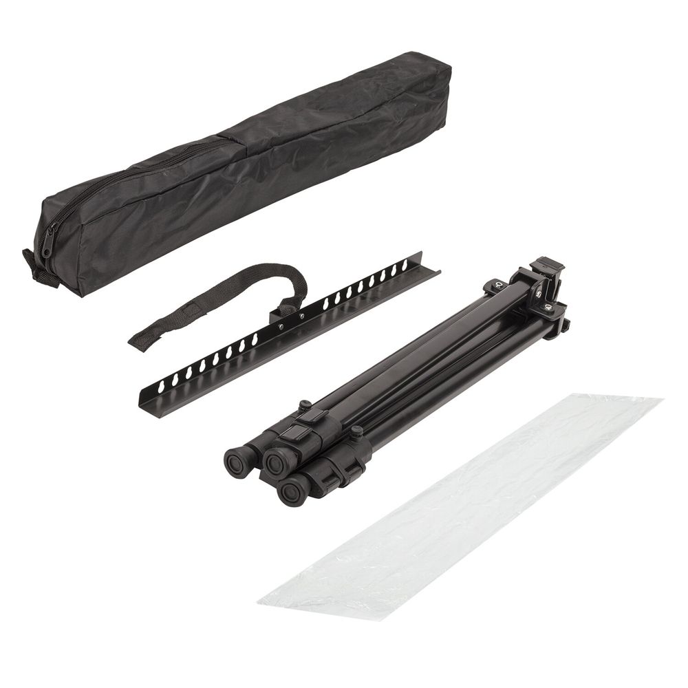 Мольберт-тренога металлический переносной, телескопический, 117х164х94 см, чехол, BRAUBERG ART