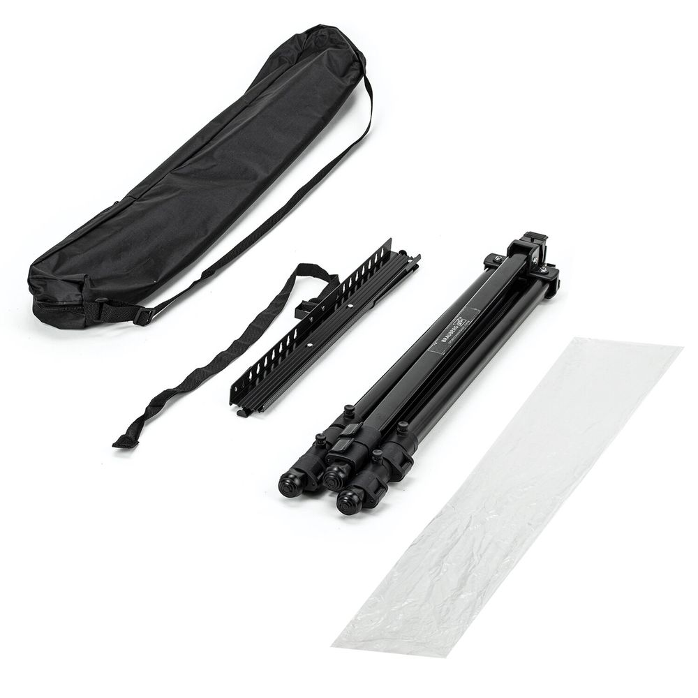 Мольберт-тренога металлический переносной, телескопический, 140х201х103 см, чехол, BRAUBERG ART