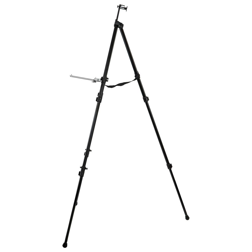 Мольберт-тренога металлический переносной, телескопический, 140х201х103 см, чехол, BRAUBERG ART