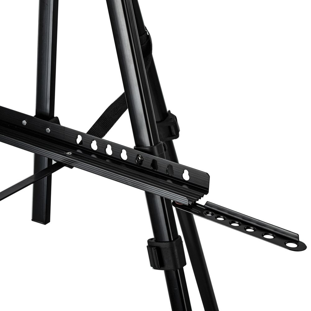 Мольберт-тренога металлический переносной, телескопический, 140х201х103 см, чехол, BRAUBERG ART