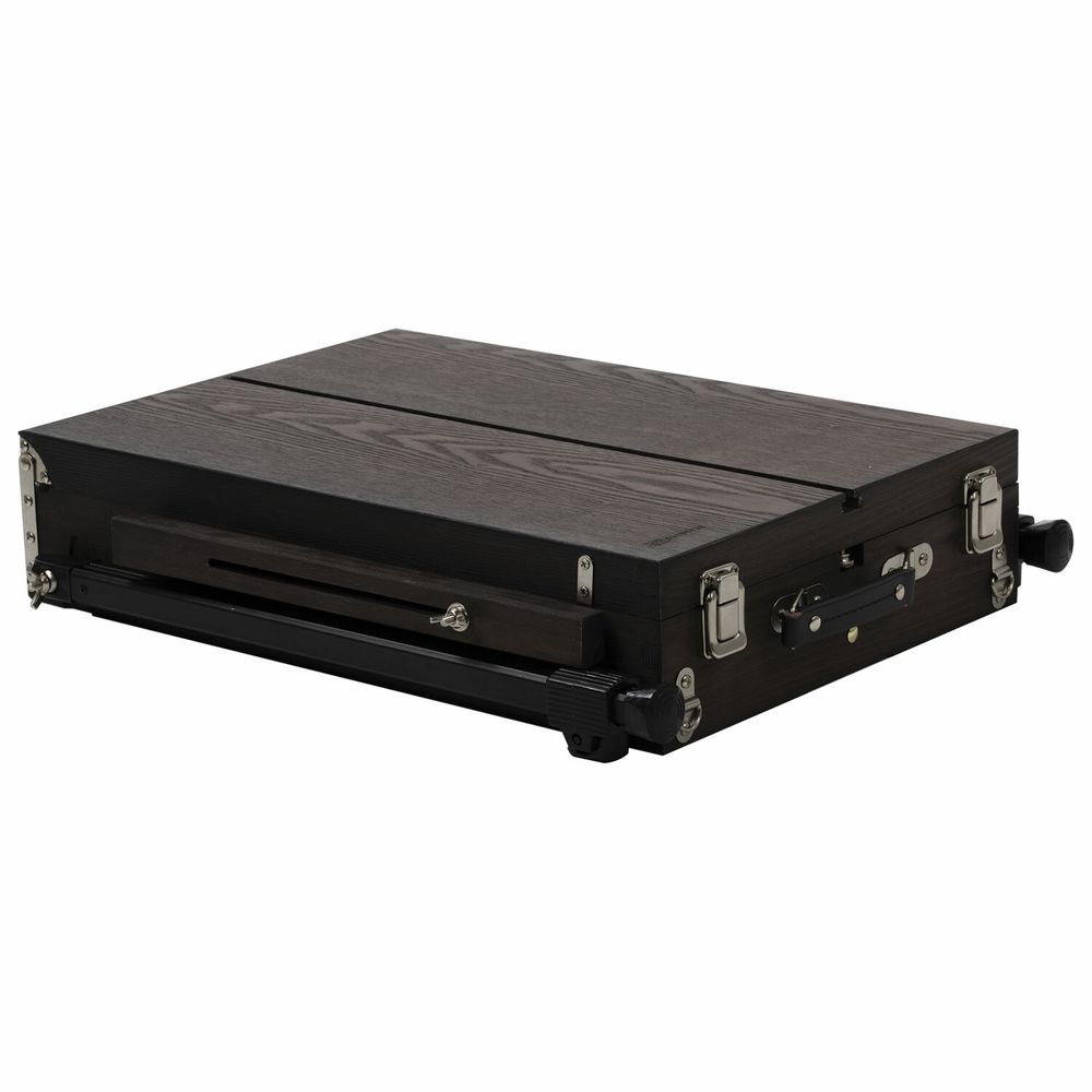 Этюдник-мольберт BRAUBERG ART PREMIERE, алюминиевые ножки, холст до 82 см, кофейный