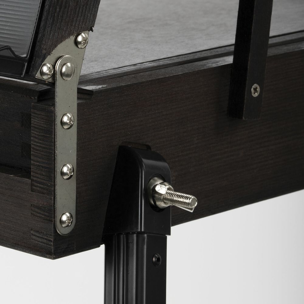 Этюдник-мольберт BRAUBERG ART PREMIERE, алюминиевые ножки, холст до 82 см, кофейный