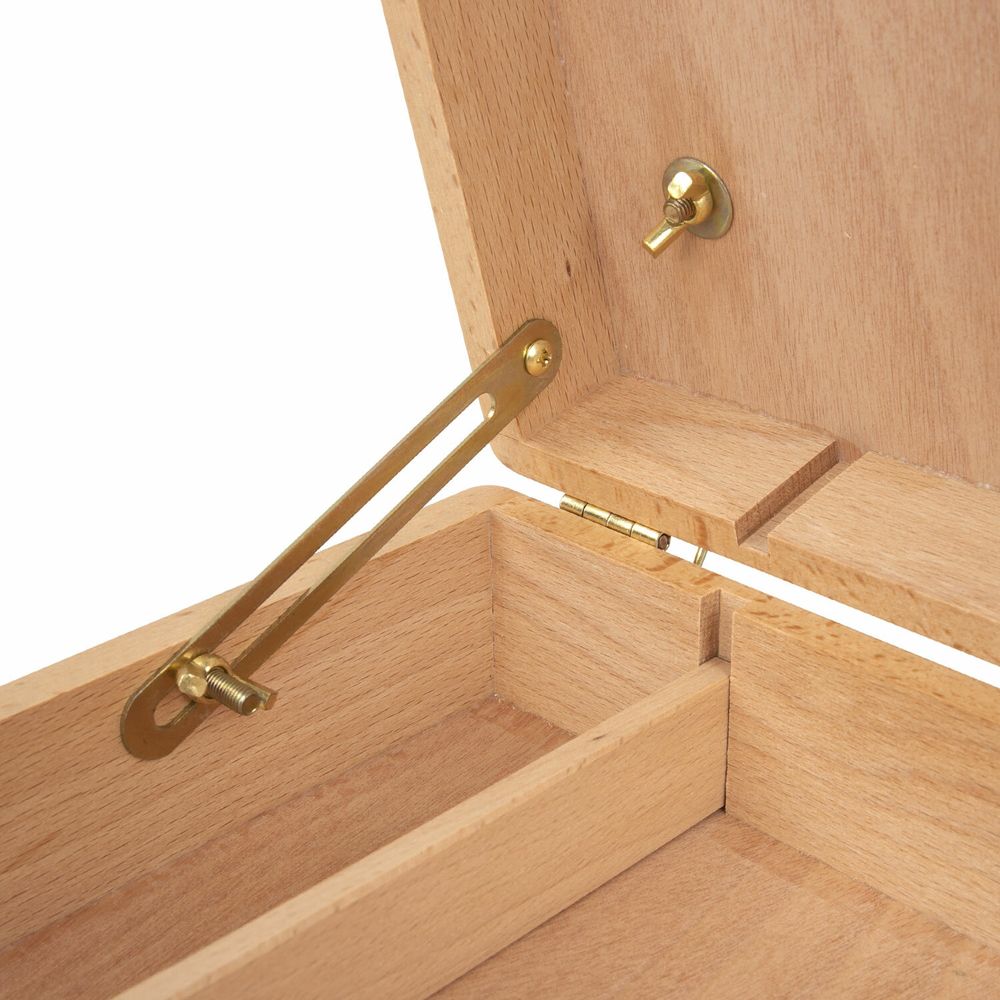 Этюдник-мольберт из бука настольный с ящиком, 27х37х67 см, высота холста до 53 см, BRAUBERG ART