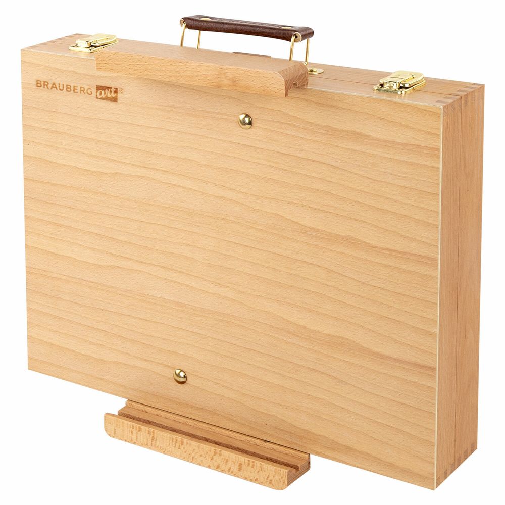 Этюдник-мольберт из бука настольный с ящиком, 38х28х55 см, холст до 45 см, BRAUBERG ART