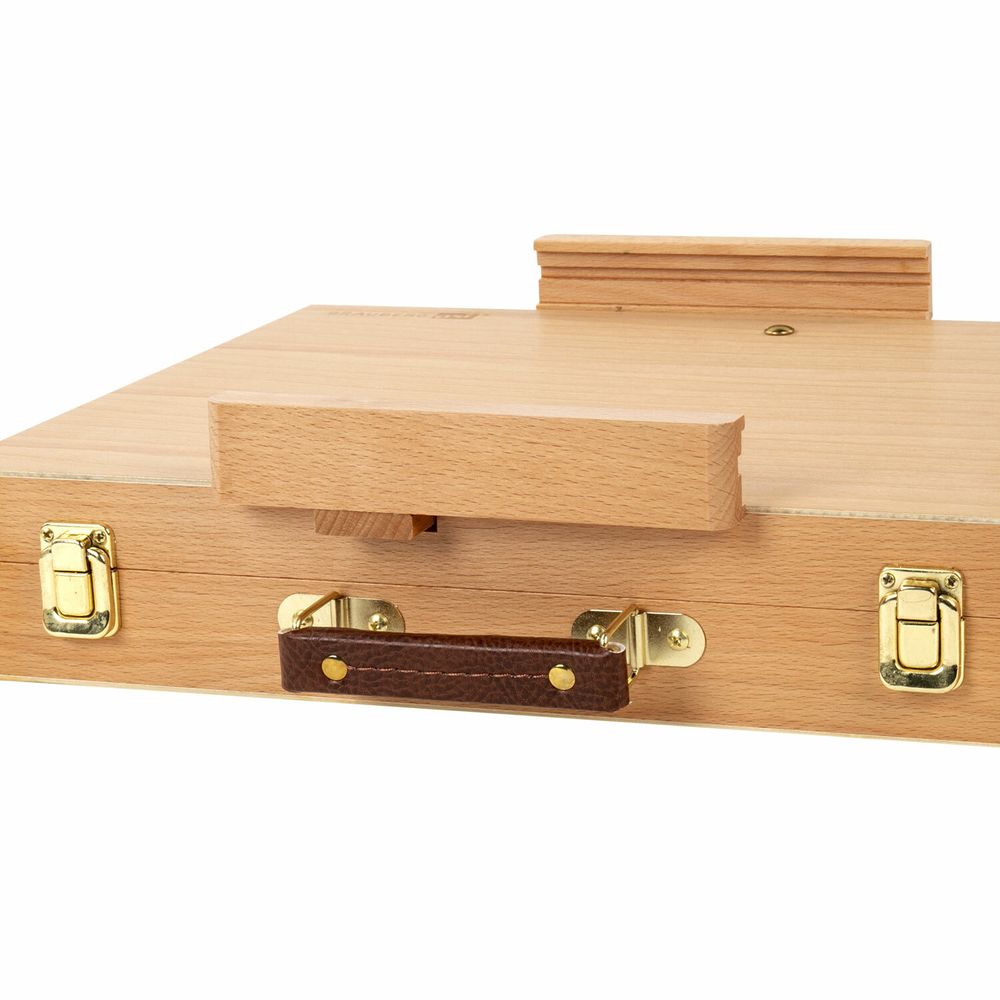 Этюдник-мольберт из бука настольный с ящиком, 38х28х55 см, холст до 45 см, BRAUBERG ART