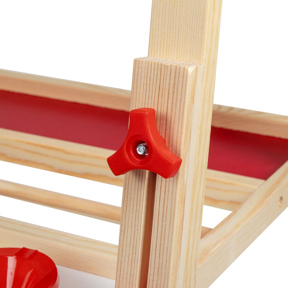 Мольберт растущий 3 в 1 для мела/магнитно-маркерный 50х50 см, бумага для рисования, BRAUBERG KIDS