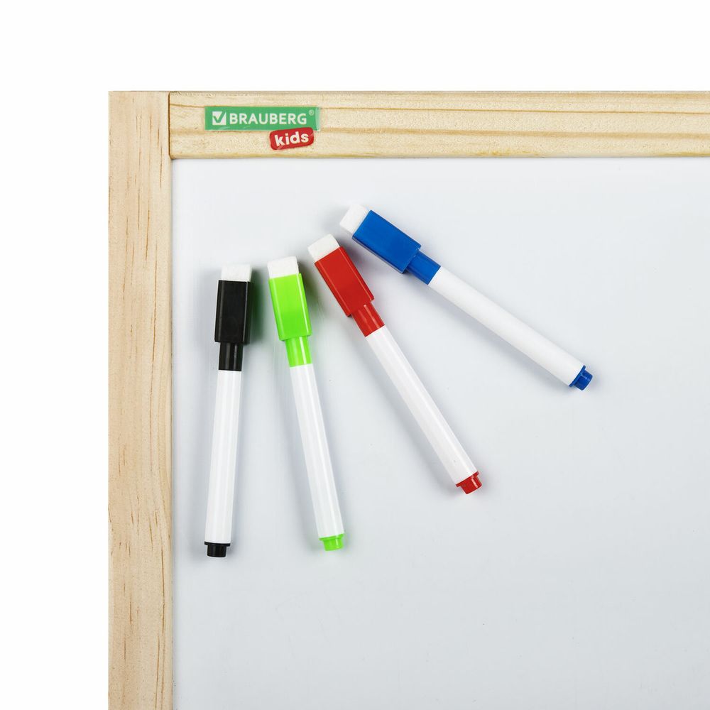 Мольберт растущий для мела/магнитно-маркерный 38х37 см, BRAUBERG KIDS, максимальная высота 106 см