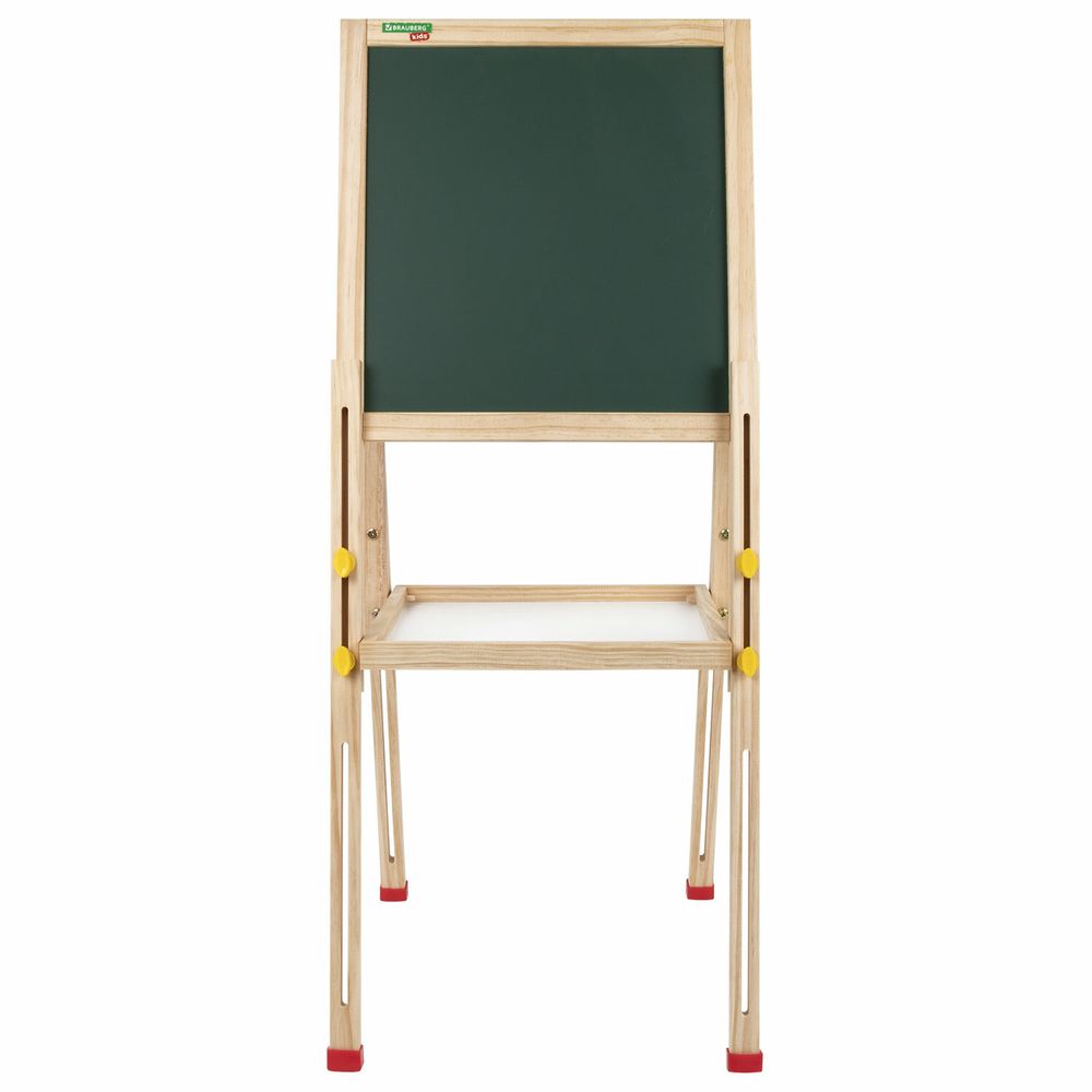 Мольберт растущий для мела/магнитно-маркерный 38х37 см, BRAUBERG KIDS, максимальная высота 106 см