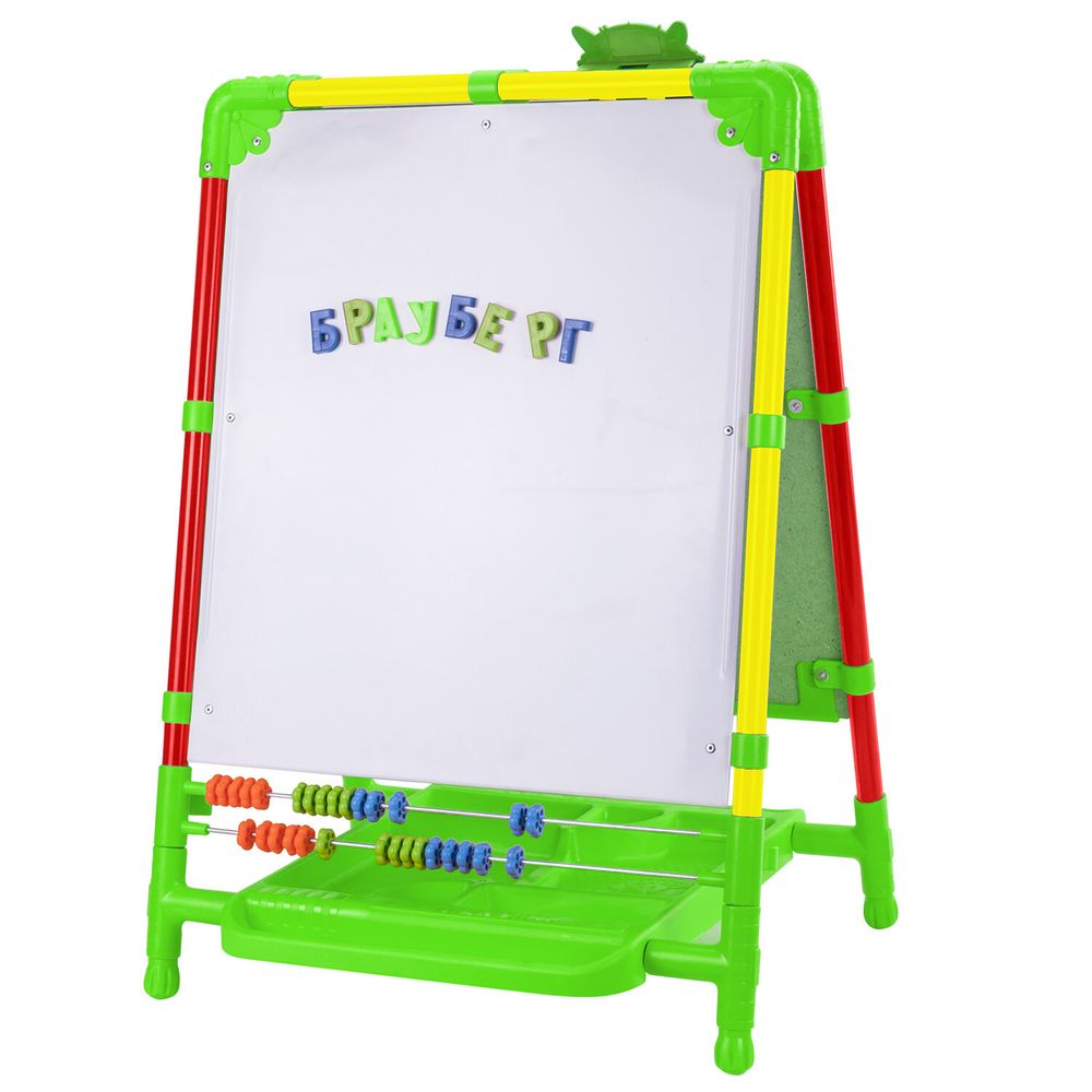 Мольберт растущий для мела/магнитно-маркерный, 53х46 см, BRAUBERG