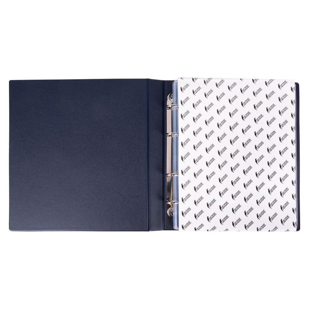 Альбом нумизмата для 380 монет (диаметр до 38 мм) и купюр, 253х238 мм, синий, ОСТРОВ СОКРОВИЩ