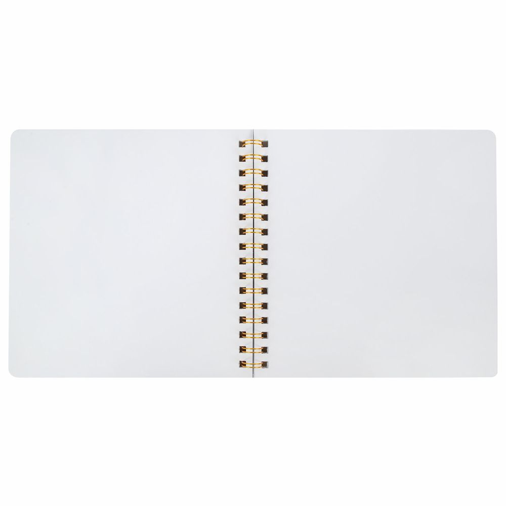 Фотоальбом 22х22 см, 20 белых листов, уголки, стикеры, ручки, клей, BRAUBERG White Line