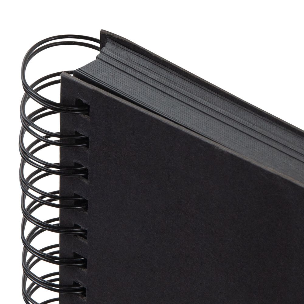 Фотоальбом 30х32 см, 48 черных листов, уголки, стикеры, ручка, клей, BRAUBERG Black Line