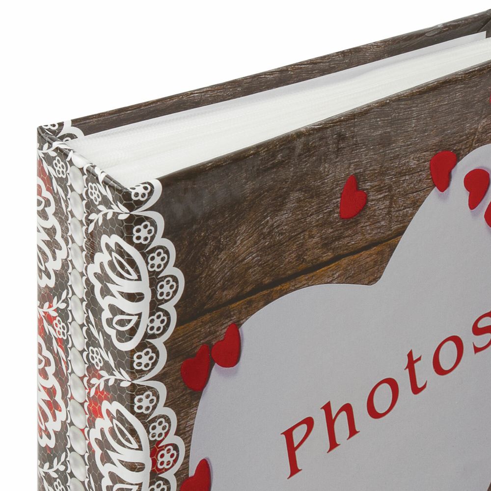 Фотоальбом BRAUBERG "С любовью" на 200 фото 10х15 см, твердая обложка, термосварка