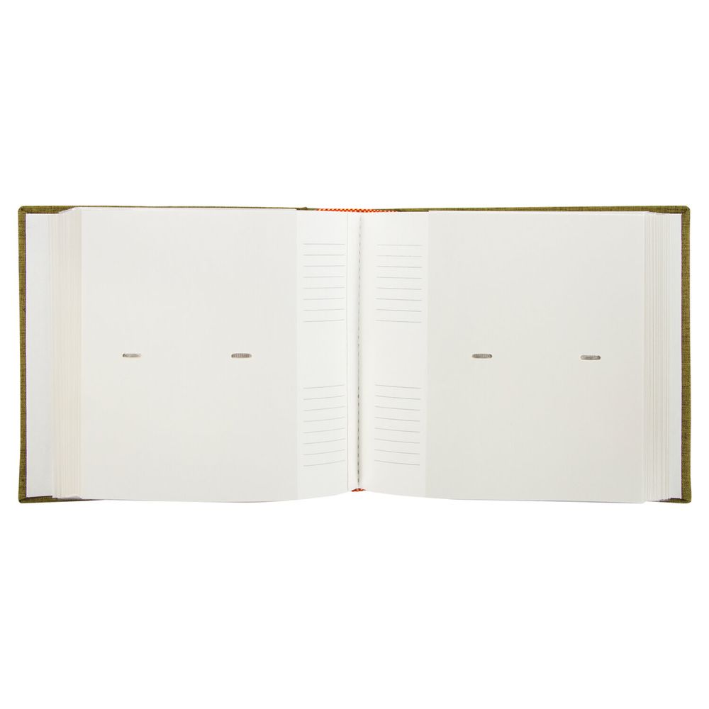 Фотоальбом BRAUBERG на 300 фото 10х15 см, ткань, хаки