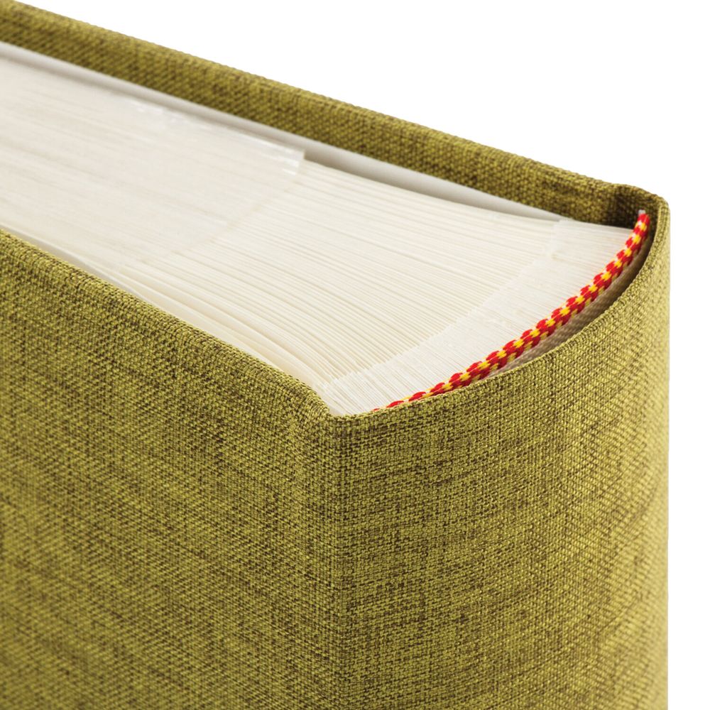 Фотоальбом BRAUBERG на 300 фото 10х15 см, ткань, хаки