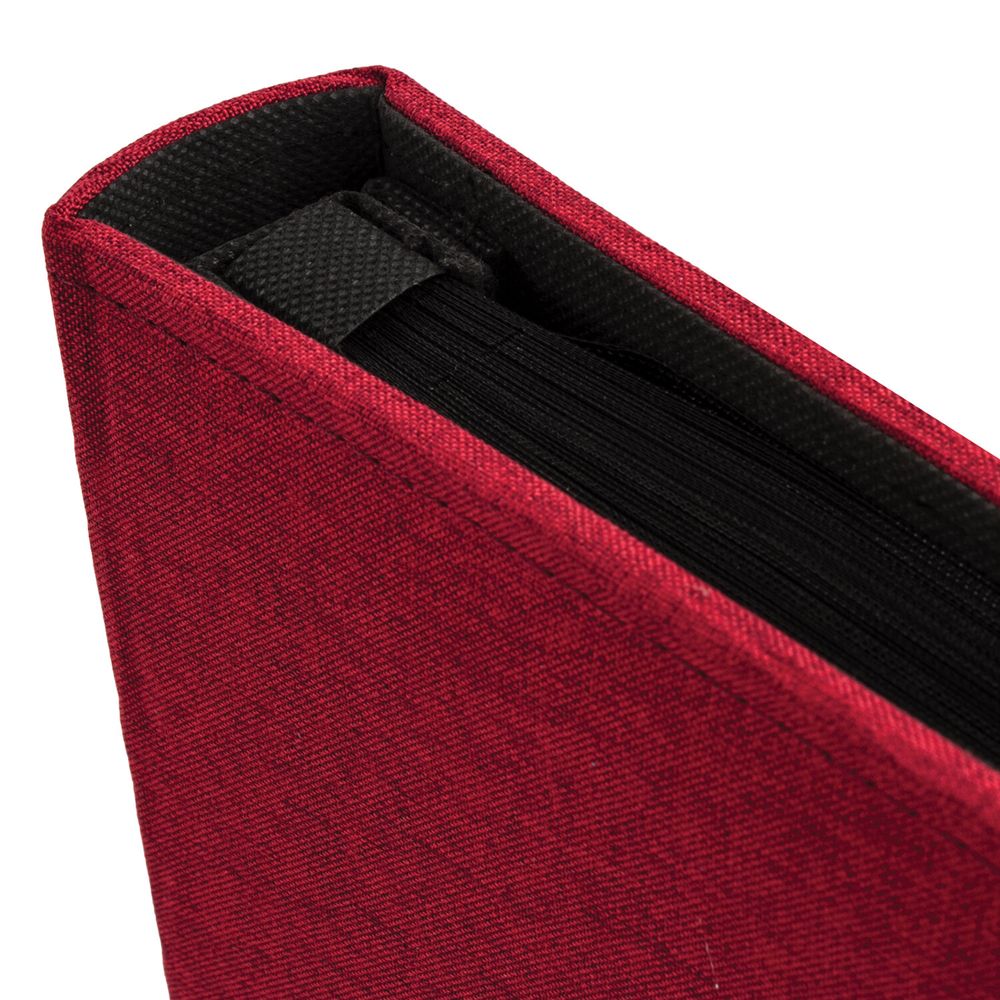 Фотоальбом BRAUBERG на 500 фото 10х15 см, ткань, бордовый