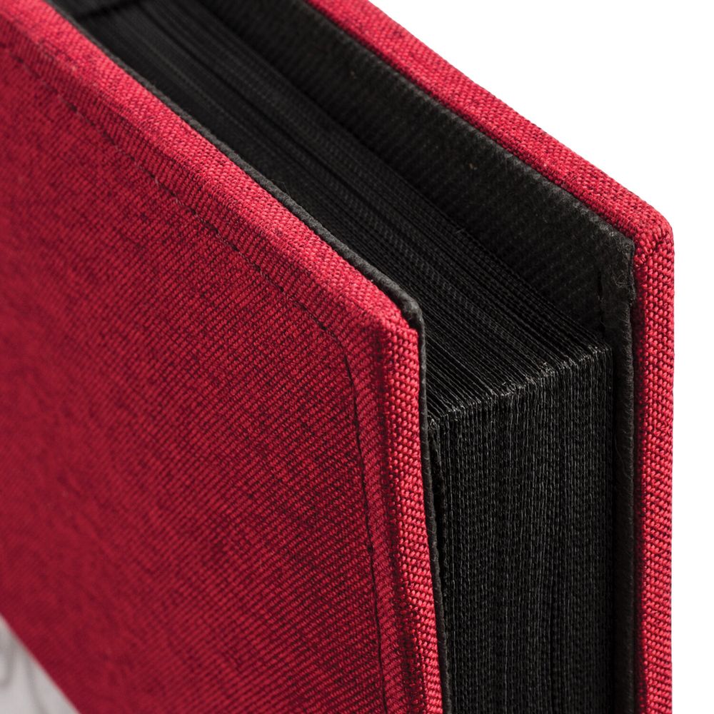 Фотоальбом BRAUBERG на 500 фото 10х15 см, ткань, бордовый