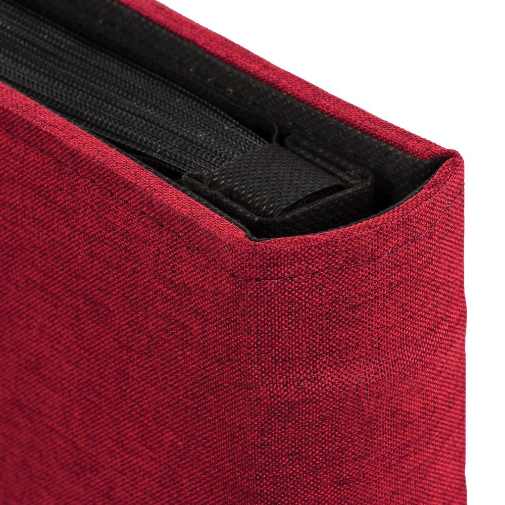 Фотоальбом BRAUBERG на 500 фото 10х15 см, ткань, бордовый