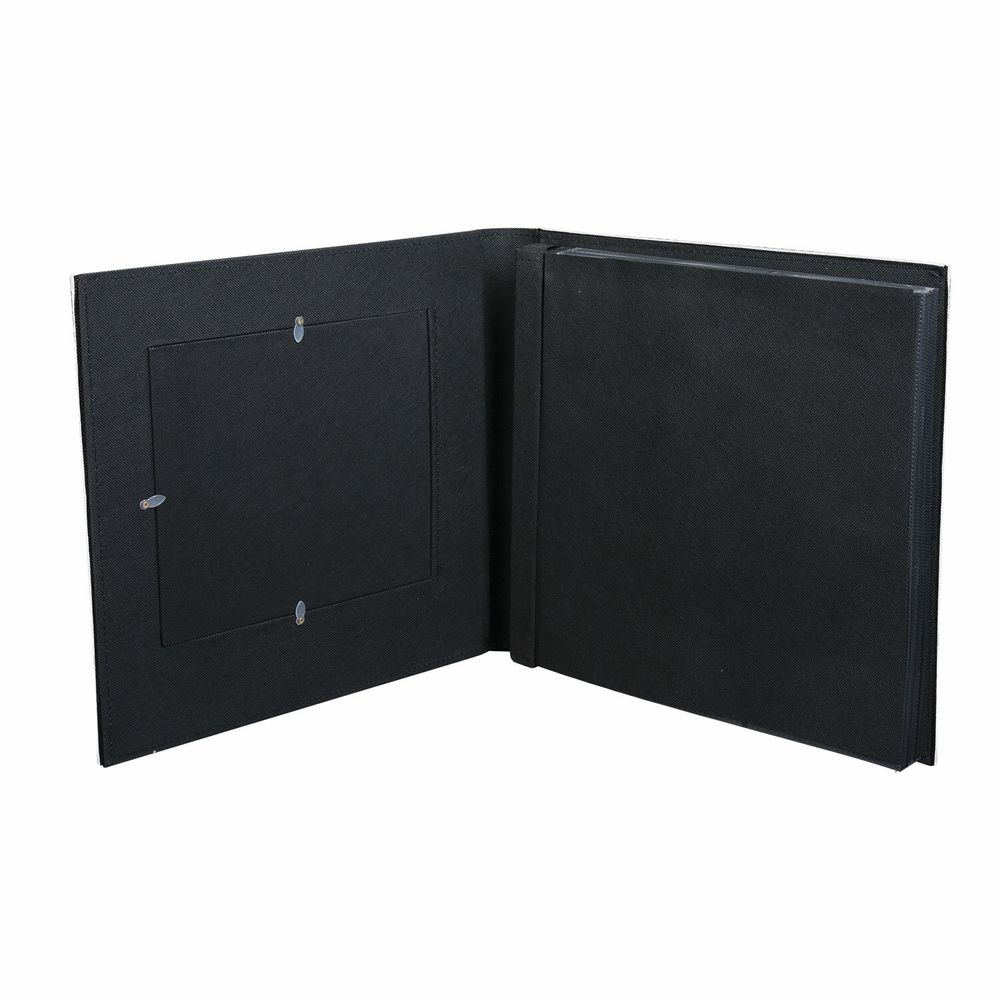 Фотоальбом BRAUBERG на 500 фотографий 10х15 см, обложка под кожу рептилии, рамка для фото, белый