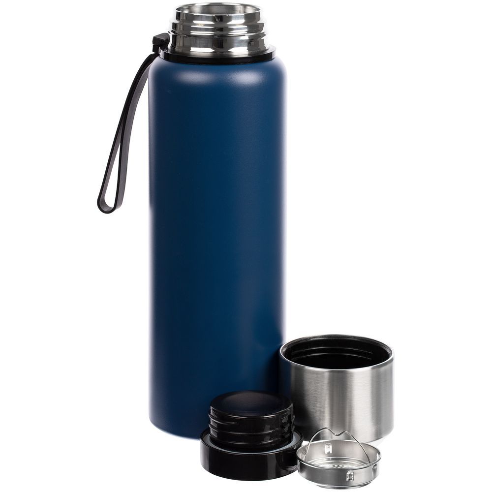 Термос с ситечком Hoffell синий