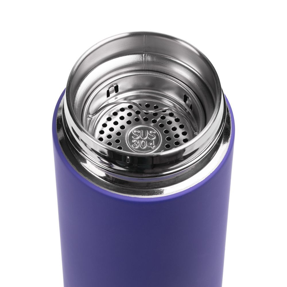 Термос с ситечком Percola фиолетовый