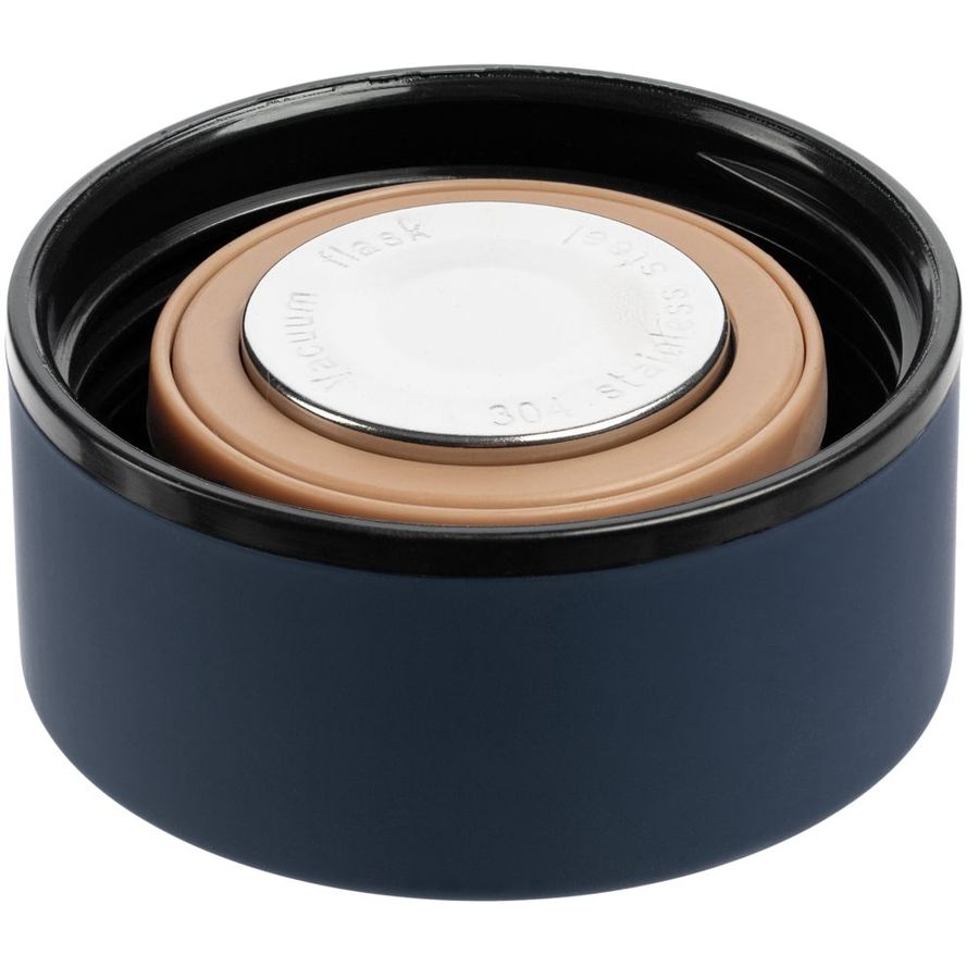 Термос с ситечком Percola темно-синий