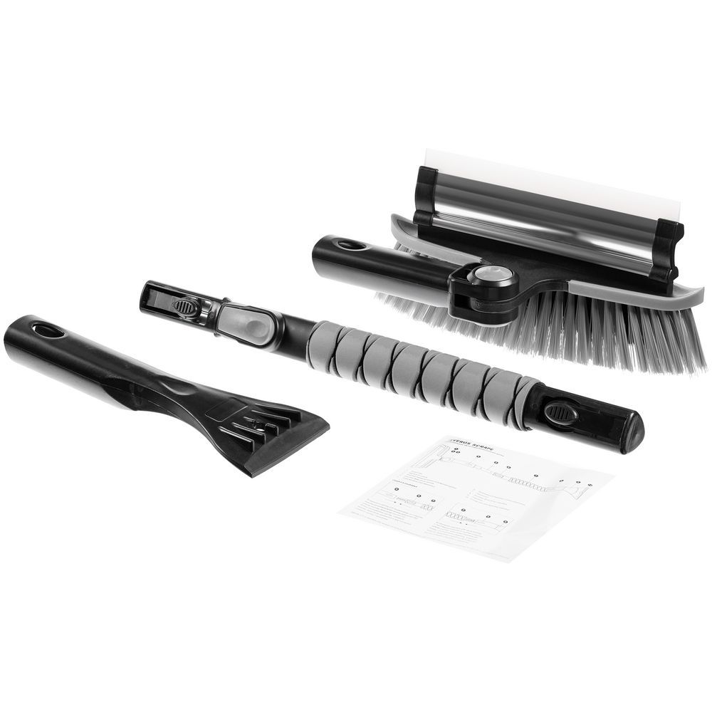 Автомобильная мультифункциональная щетка Severus Scrape серая