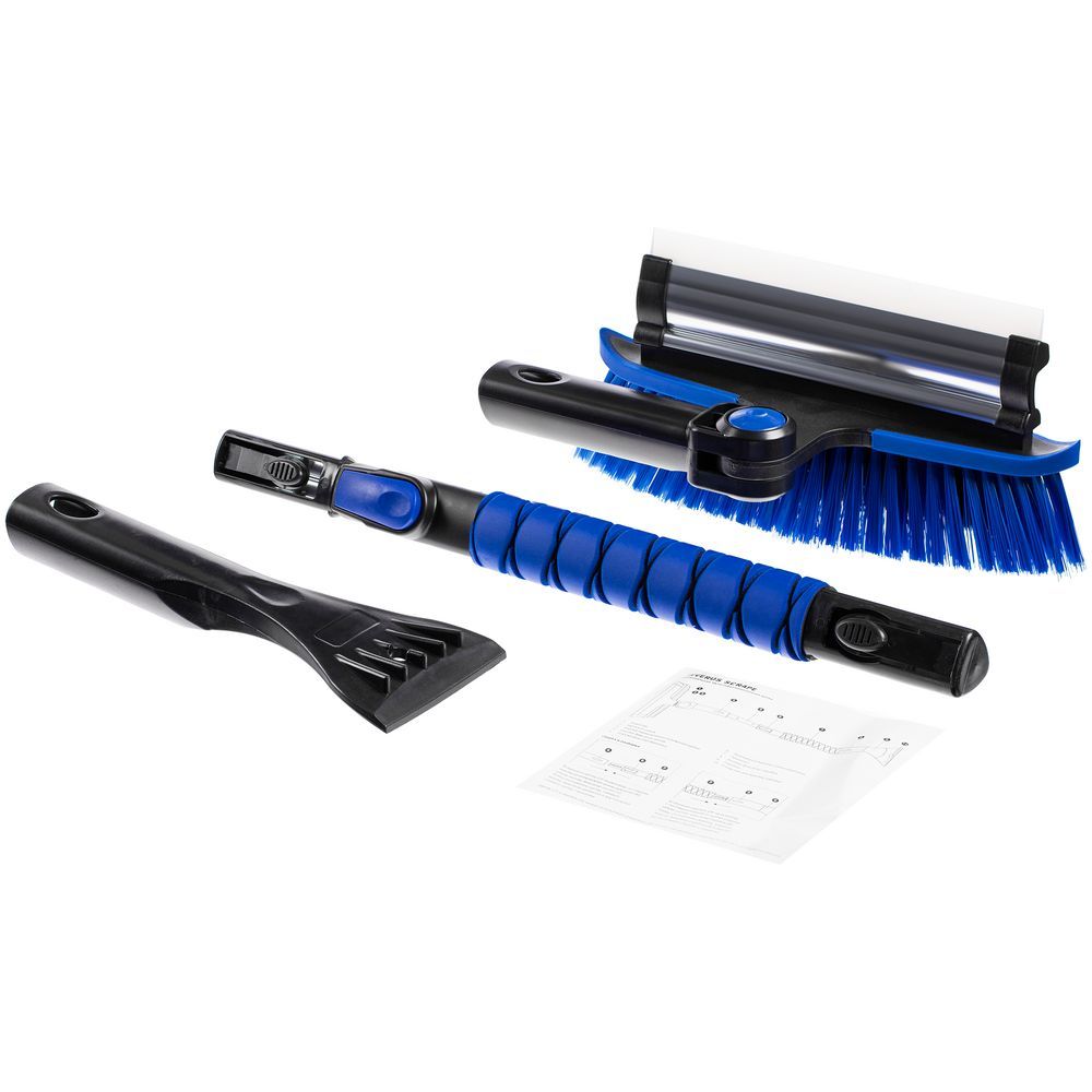 Автомобильная мультифункциональная щетка Severus Scrape синяя