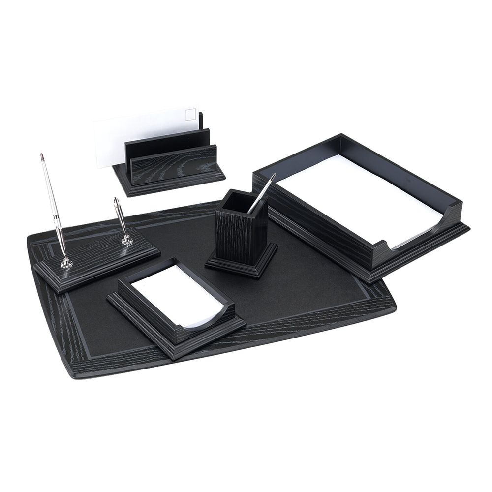 Набор настольный GALANT "Black Hawk" из дерева, 6 предметов, цвет "чёрный дуб"