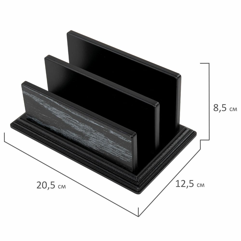 Набор настольный GALANT "Black Hawk" из дерева, 6 предметов, цвет "чёрный дуб"