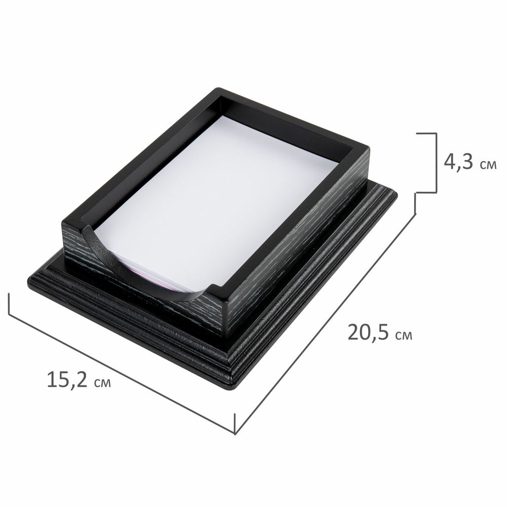 Набор настольный GALANT "Black Hawk" из дерева, 6 предметов, цвет "чёрный дуб"