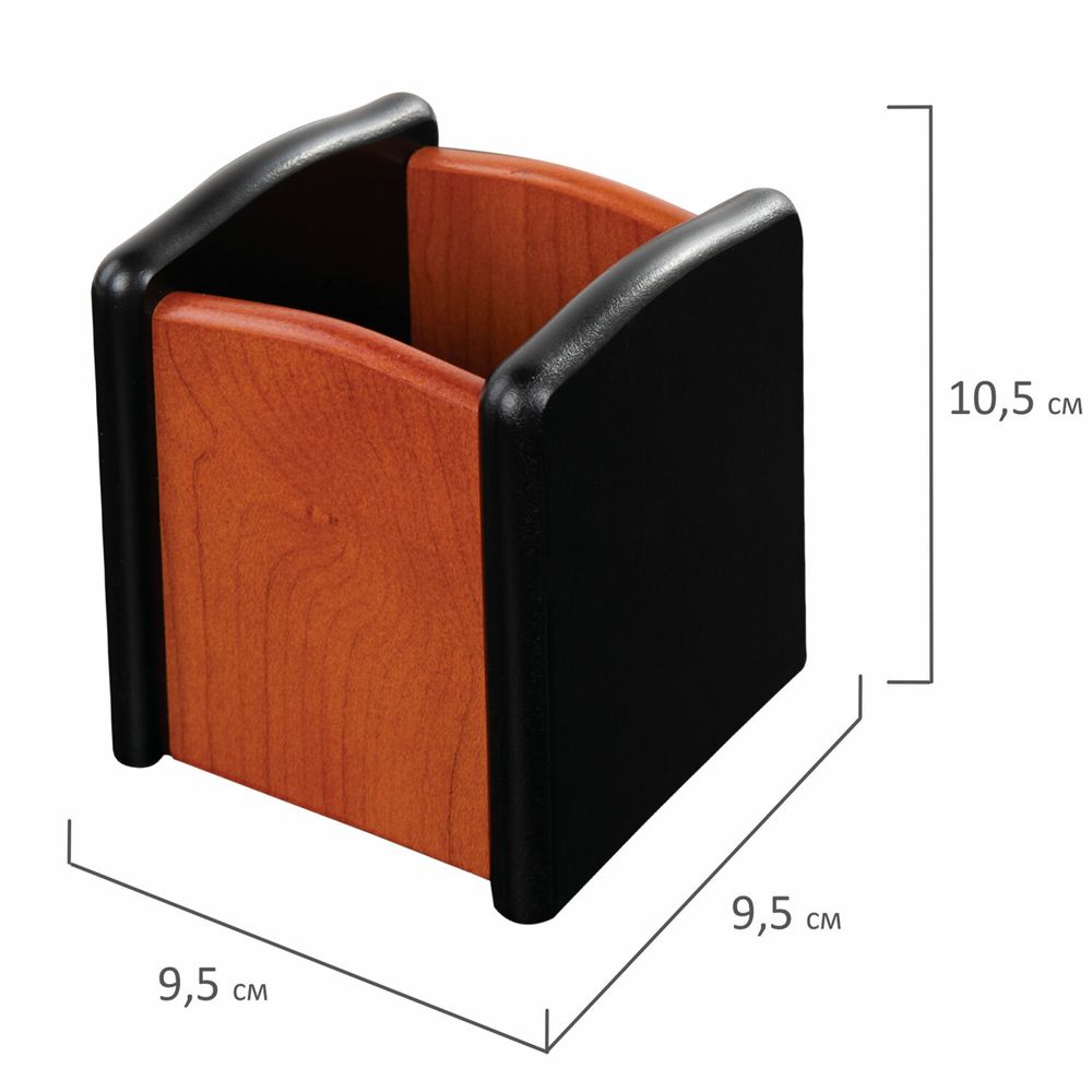 Набор настольный GALANT "Cayman" из дерева, 8 предметов, цвет "палисандр/чёрный"
