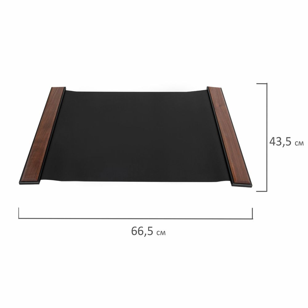 Набор настольный GALANT "Sirius" из дерева, 8 предметов, цвет "орех/чёрный"