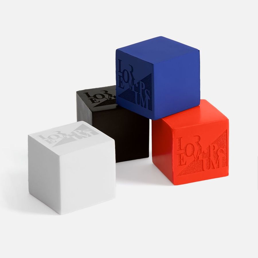 Антистресс «Кубик» белый