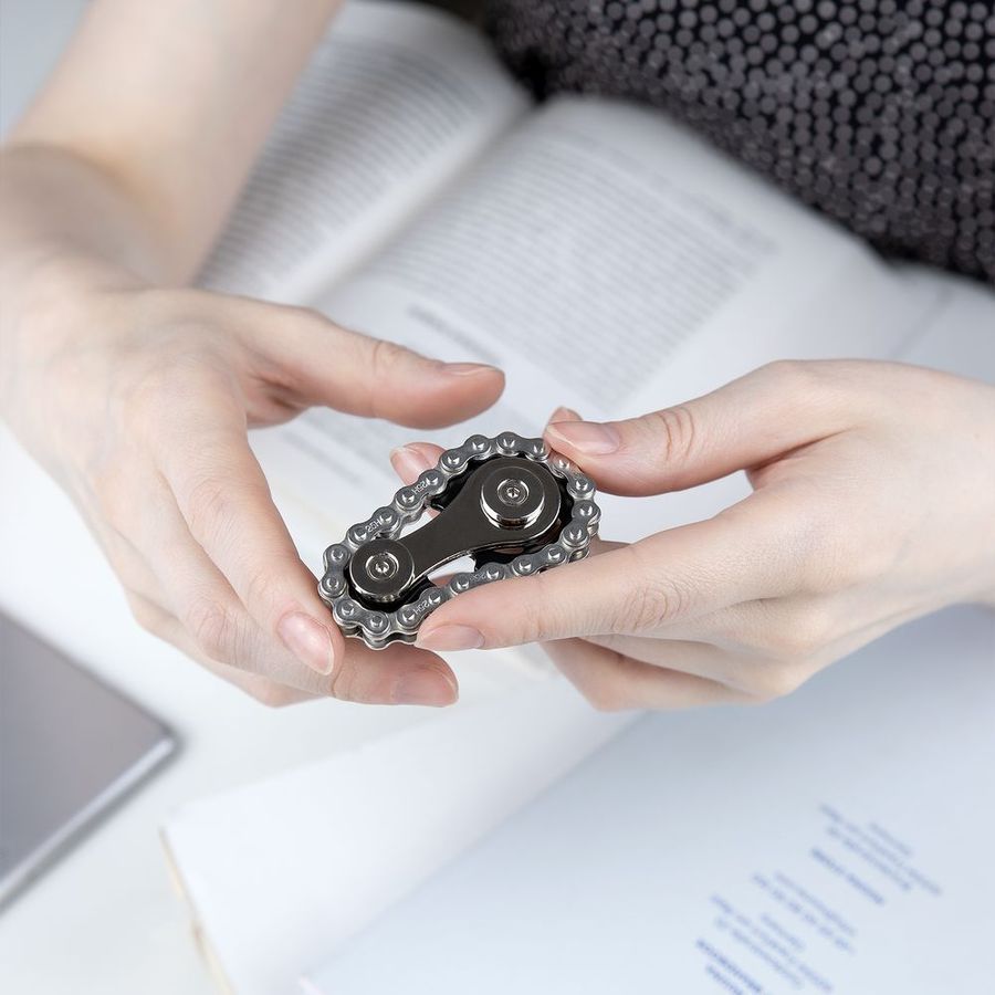 Антистресс Enchain серебристый